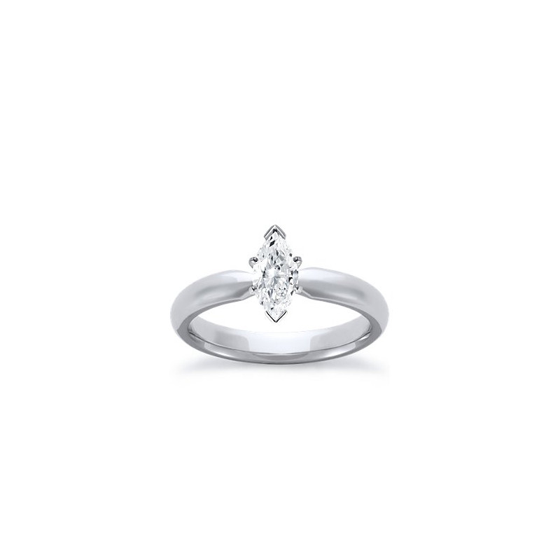 The Great 1884 - Pierścionek z diamentem 0,70ct z białego złota