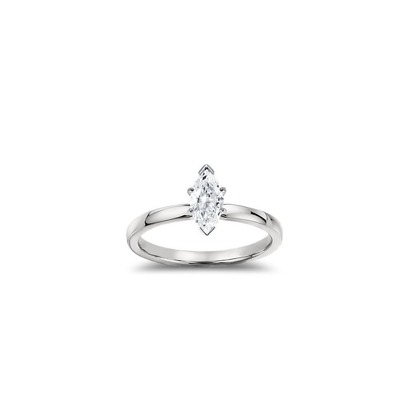 The Great 1884 - Pierścionek z diamentem 0,70ct z białego złota