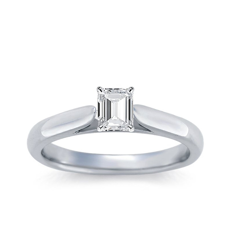 The Great 1884 - Pierścionek z diamentem 0,50ct z białego złota