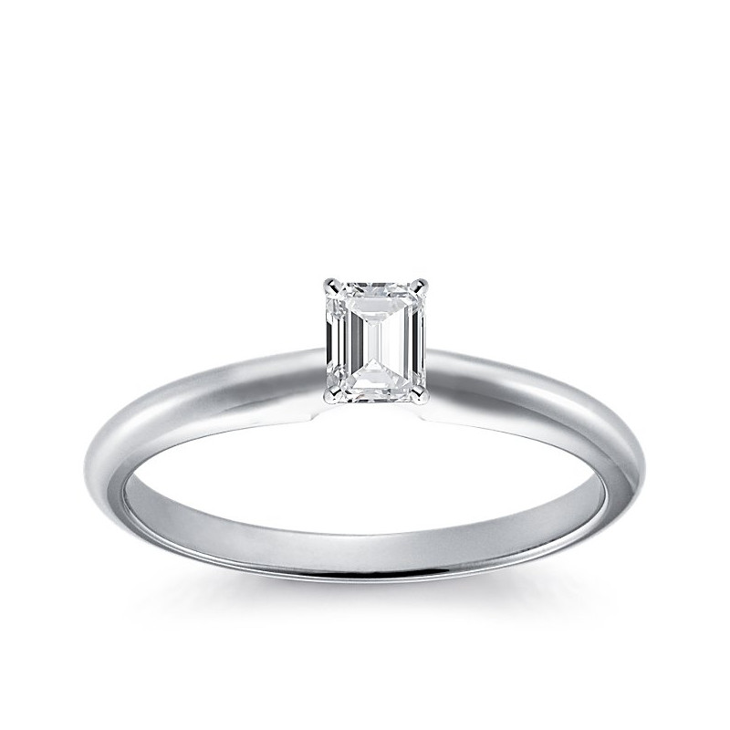 Original Empire Pierścionek z diamentem 0,30ct z białego złota