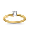 Original Empire Pierścionek z diamentem 0,20ct z żółtego złota