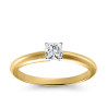Original Empire Pierścionek z diamentem 0,30ct z żółtego złota
