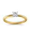 Original Empire Pierścionek z diamentem 0,40ct z żółtego złota