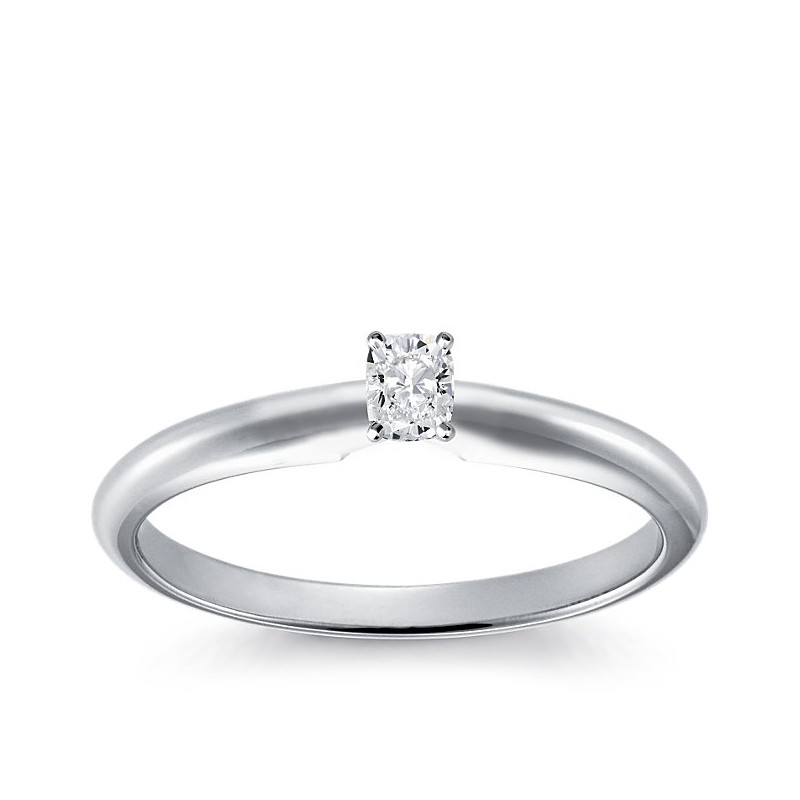 Original Empire Pierścionek z diamentem 0,30ct z białego złota