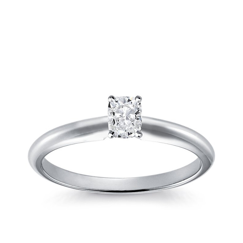 Original Empire Pierścionek z diamentem 0,50ct z białego złota