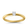 Original Empire Pierścionek z diamentem 0,30ct z żółtego złota