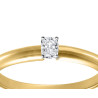 Original Empire Pierścionek z diamentem 0,30ct z żółtego złota