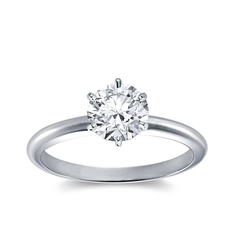 Original Empire Pierścionek z diamentem 1,50ct z białego złota